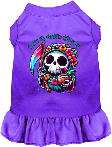 Tropical Grim Reaper Pet Dress