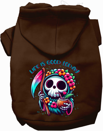 Tropical Grim Reaper Pet Hoodie