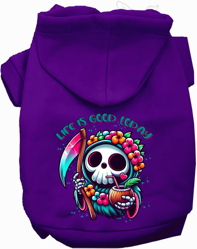 Tropical Grim Reaper Pet Hoodie