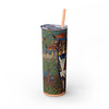 Skinny Tumbler with Straw – 20 oz Stainless Steel Cup