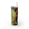 Skinny Tumbler with Straw – 20 oz Stainless Steel Cup