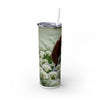 Skinny Tumbler with Straw – 20 oz Stainless Steel Cup