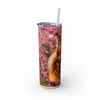 Skinny Tumbler with Straw – 20 oz Stainless Steel Cup