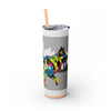 Skinny Tumbler with Straw – 20 oz Stainless Steel Cup