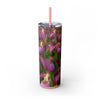 Skinny Tumbler with Straw – 20 oz Stainless Steel Cup