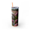 Skinny Tumbler with Straw – 20 oz Stainless Steel Cup