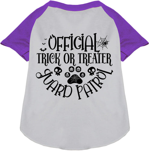 Trick or Treater Guard Patrol Pet Raglan Shirt