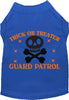 Trick or Treater Guard Patrol Pet Shirt