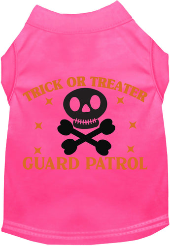 Trick or Treater Guard Patrol Pet Shirt
