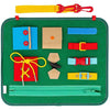 Baby learning dressing buckle zipper learning board