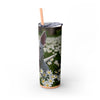 Skinny Tumbler with Straw – 20 oz Stainless Steel Cup