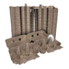 12-Egg Cartons (2x6) - Natural Pulp, Flat Top Blank