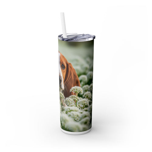 Skinny Tumbler with Straw – 20 oz Stainless Steel Cup