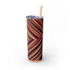 Skinny Tumbler with Straw – 20 oz Stainless Steel Cup