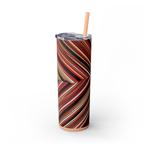 Skinny Tumbler with Straw – 20 oz Stainless Steel Cup