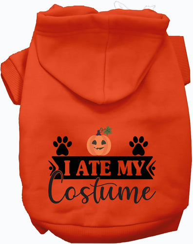 I Ate My Costume Halloween Pet Hoodie