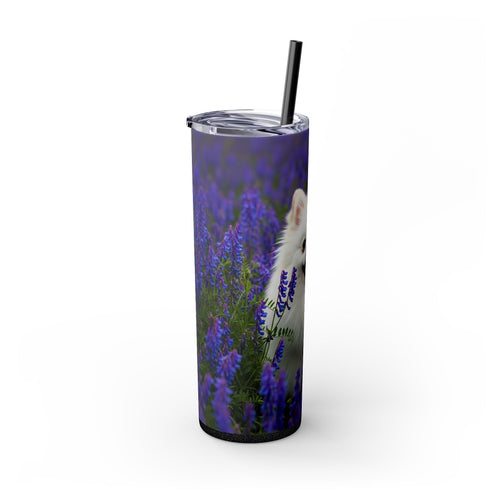 Skinny Tumbler with Straw – 20 oz Stainless Steel Cup
