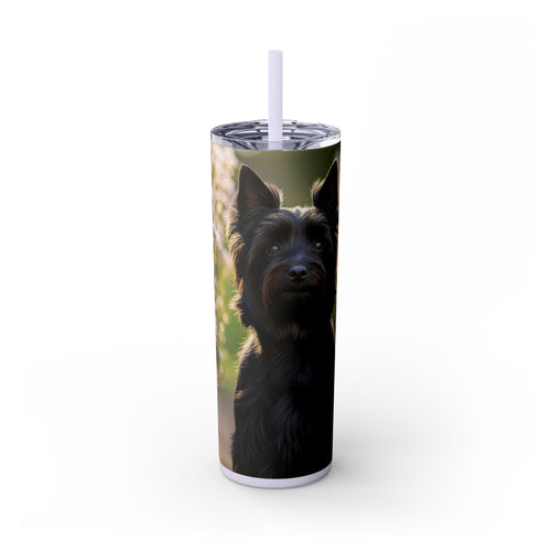 Skinny Tumbler with Straw – 20 oz Stainless Steel Cup