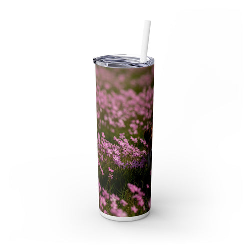 Skinny Tumbler with Straw – 20 oz Stainless Steel Cup