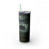 Skinny Tumbler with Straw – 20 oz Stainless Steel Cup