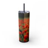 Skinny Tumbler with Straw – 20 oz Stainless Steel Cup