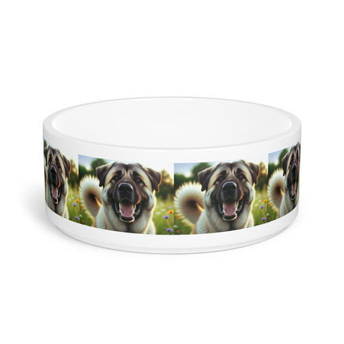 Ceramic Pet Bowl – 16 oz Dog Feeding Bowl