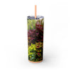 Skinny Tumbler with Straw – 20 oz Stainless Steel Cup