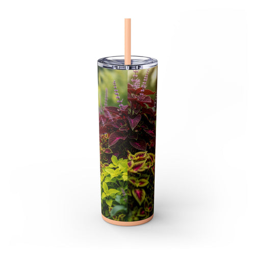 Skinny Tumbler with Straw – 20 oz Stainless Steel Cup