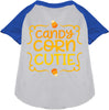 Candy Corn Cutie Pet Raglan Shirt