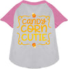 Candy Corn Cutie Pet Raglan Shirt
