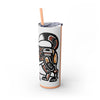 Skinny Tumbler with Straw – 20 oz Stainless Steel Cup