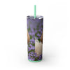 Skinny Tumbler with Straw – 20 oz Stainless Steel Cup