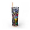 Skinny Tumbler with Straw – 20 oz Stainless Steel Cup