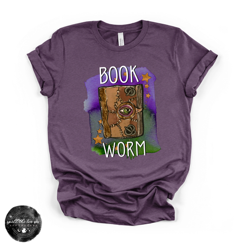 Book Worm Tee | Cute Book Lover Graphic T-Shirt