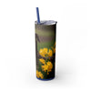 Skinny Tumbler with Straw – 20 oz Stainless Steel Cup