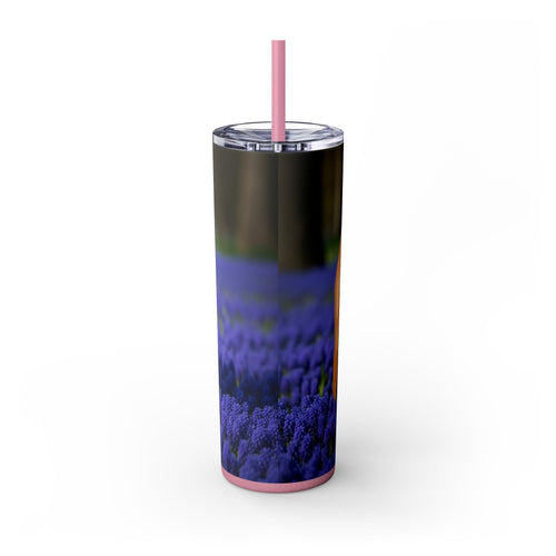 Skinny Tumbler with Straw – 20 oz Stainless Steel Cup