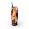 Skinny Tumbler with Straw – 20 oz Stainless Steel Cup