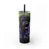 Skinny Tumbler with Straw – 20 oz Stainless Steel Cup