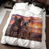 Sweatshirt Blanket – Plush Fleece Throw, 2 Size Options