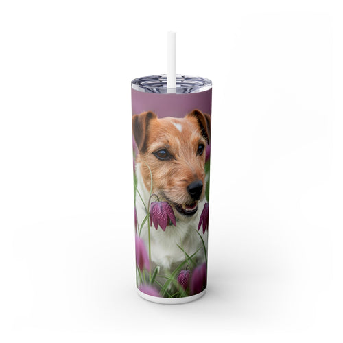 Skinny Tumbler with Straw – 20 oz Stainless Steel Cup