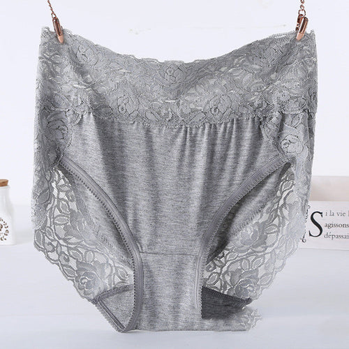 Plus Size Modal Lace Panties Women's