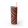 Skinny Tumbler with Straw – 20 oz Stainless Steel Cup