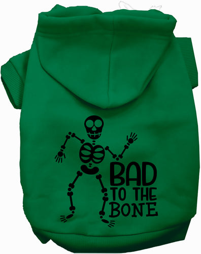 Bad to the Bone Halloween Pet Hoodie