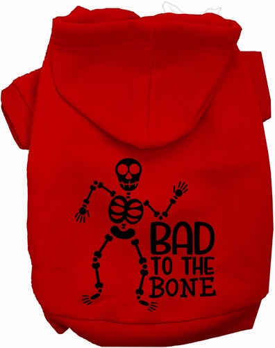 Bad to the Bone Halloween Pet Hoodie