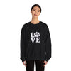 Love Paw Print Sweatshirt Sizes Small - 4XL (8 colors)