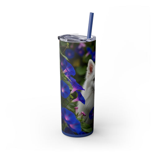 Skinny Tumbler with Straw – 20 oz Stainless Steel Cup
