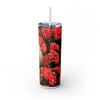 Skinny Tumbler with Straw – 20 oz Stainless Steel Cup