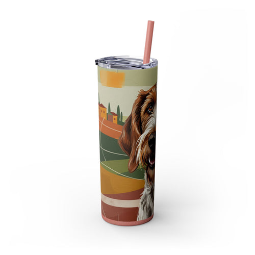 Skinny Tumbler with Straw – 20 oz Stainless Steel Cup