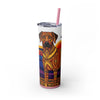 Skinny Tumbler with Straw – 20 oz Stainless Steel Cup