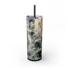 Skinny Tumbler with Straw – 20 oz Stainless Steel Cup